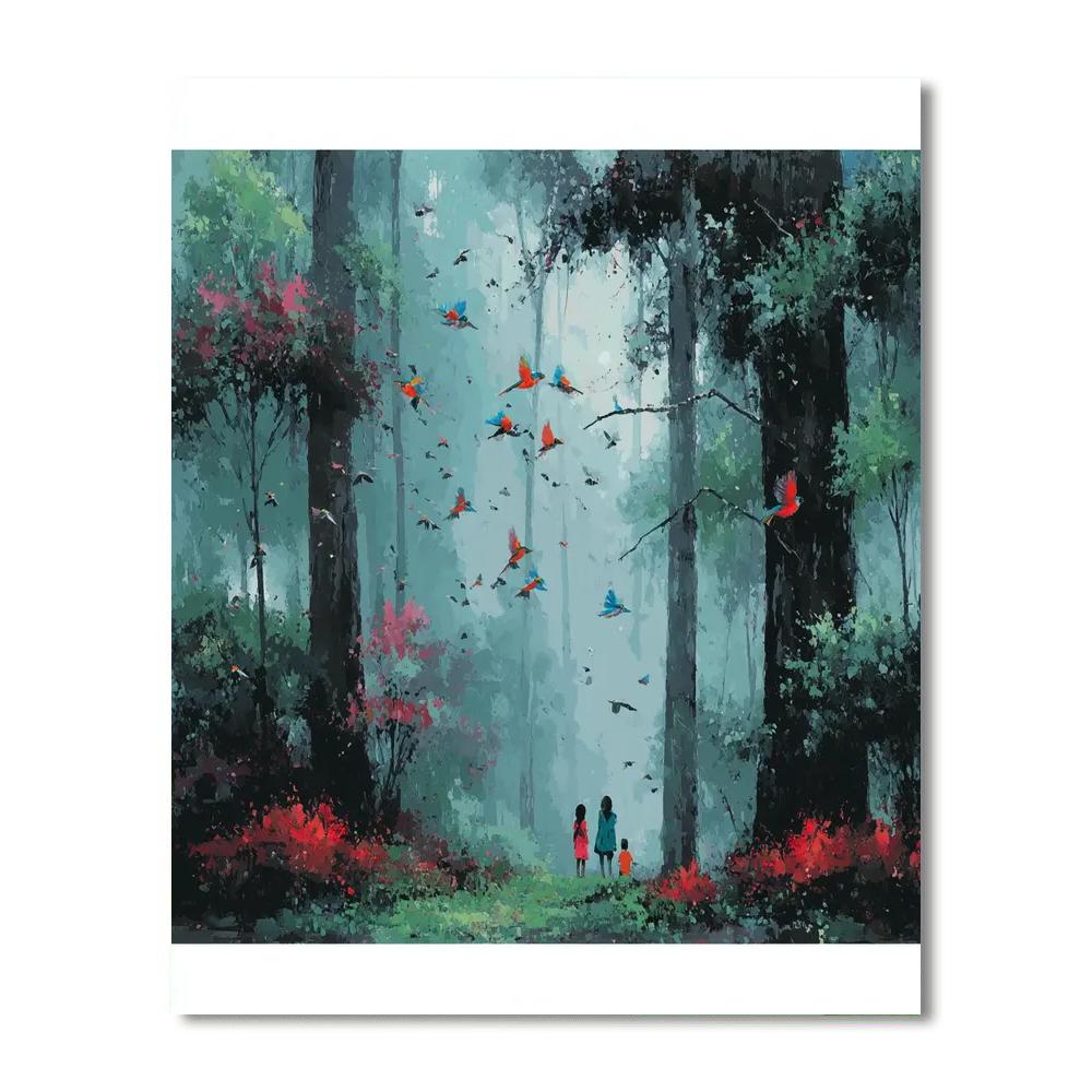 Nature's Orchestra Paint By Color