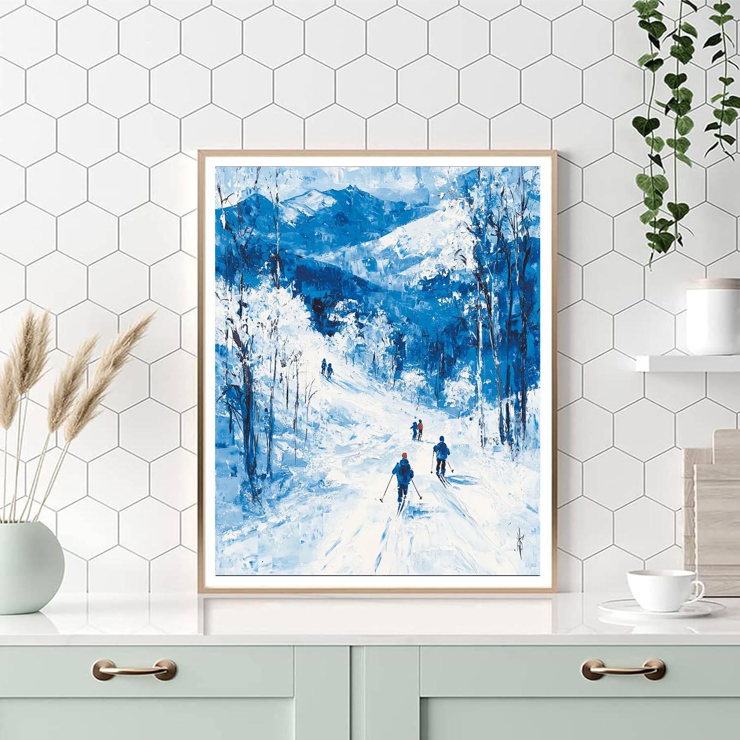 Mom's Winter Wonderland Paint By Numbers