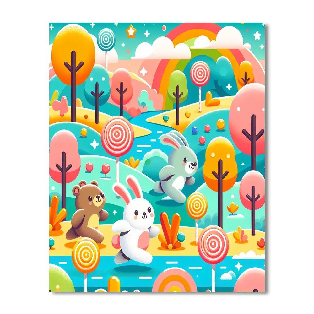 Sweet Treats Safari Numbered Painting Kits