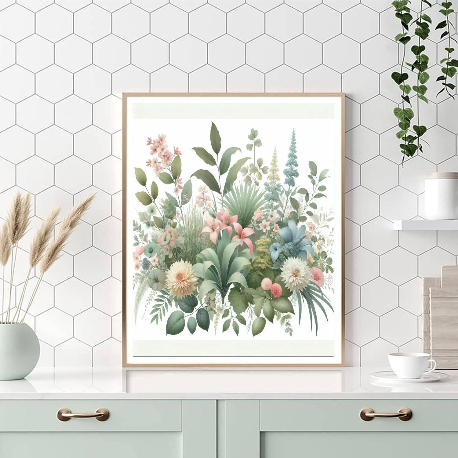 Botanical Harmony Paint By Number