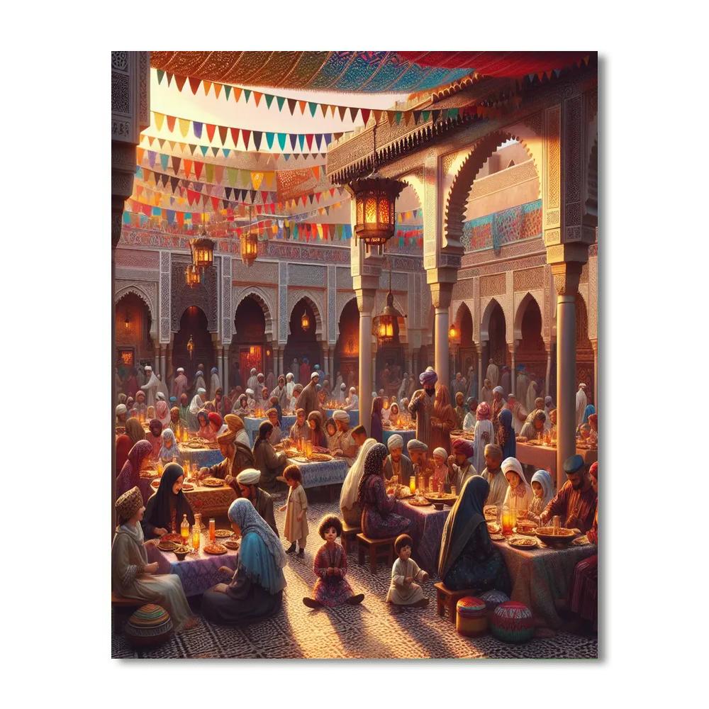 Eid Ul-adha Celebration - Morocco Paint By Numbers