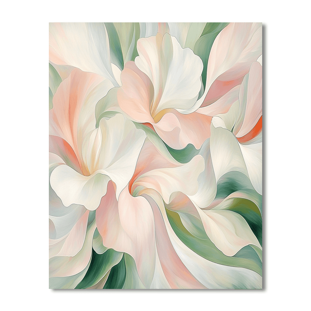 Georgia O'Keeffe Inspired Petals In The Wind  Paint By Numbers Art