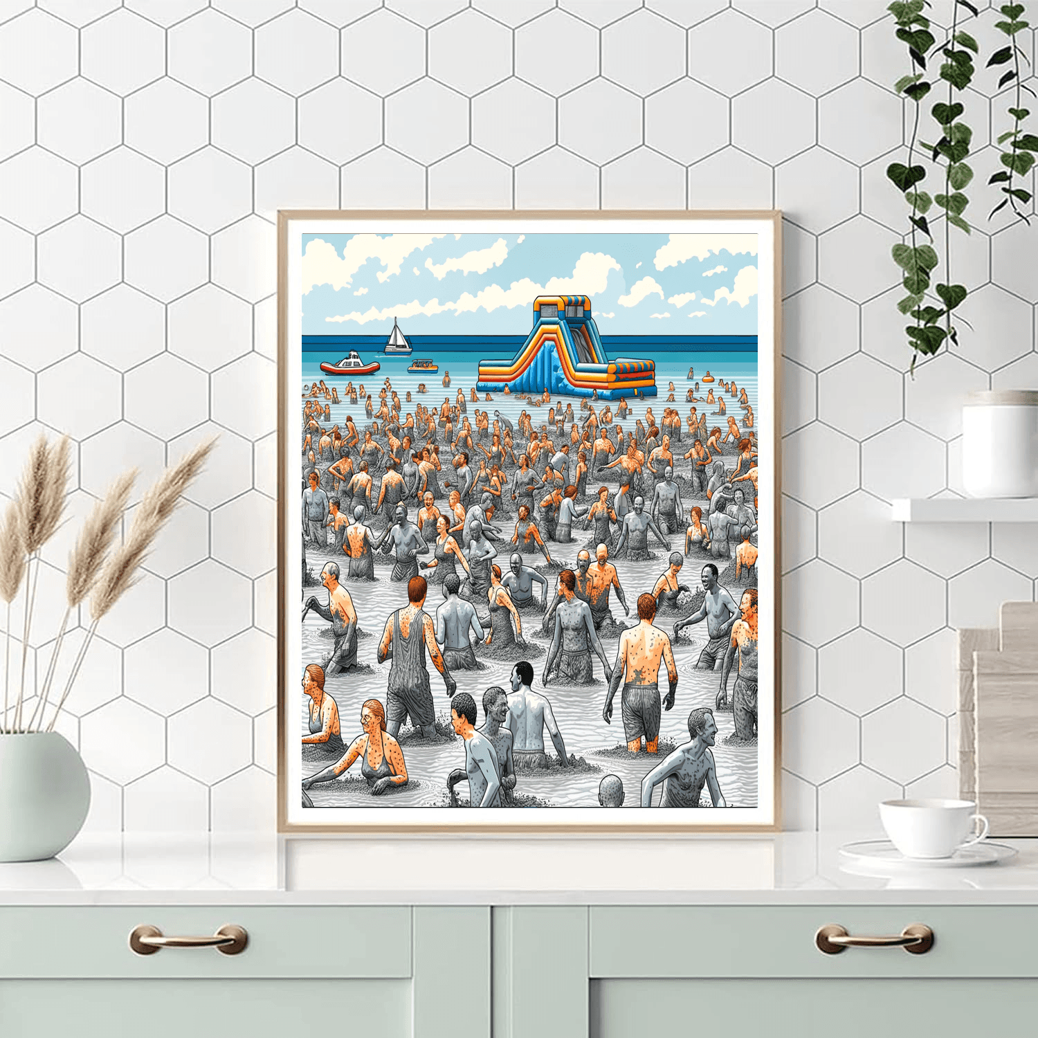 Boryeong Mud Festival - Boryeong Painting By Numbers Kit