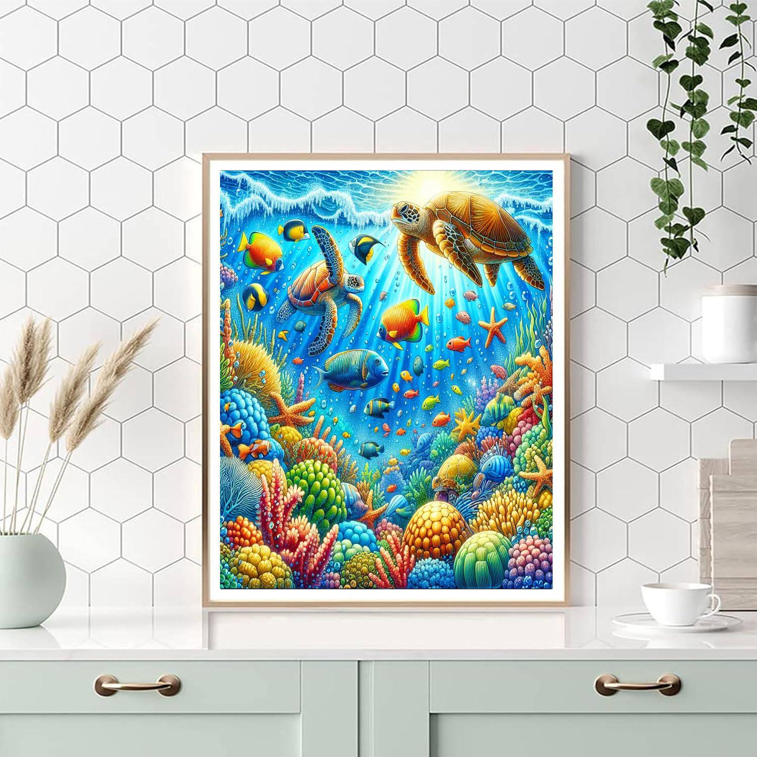 Playful Ocean Wonders Paint By Number