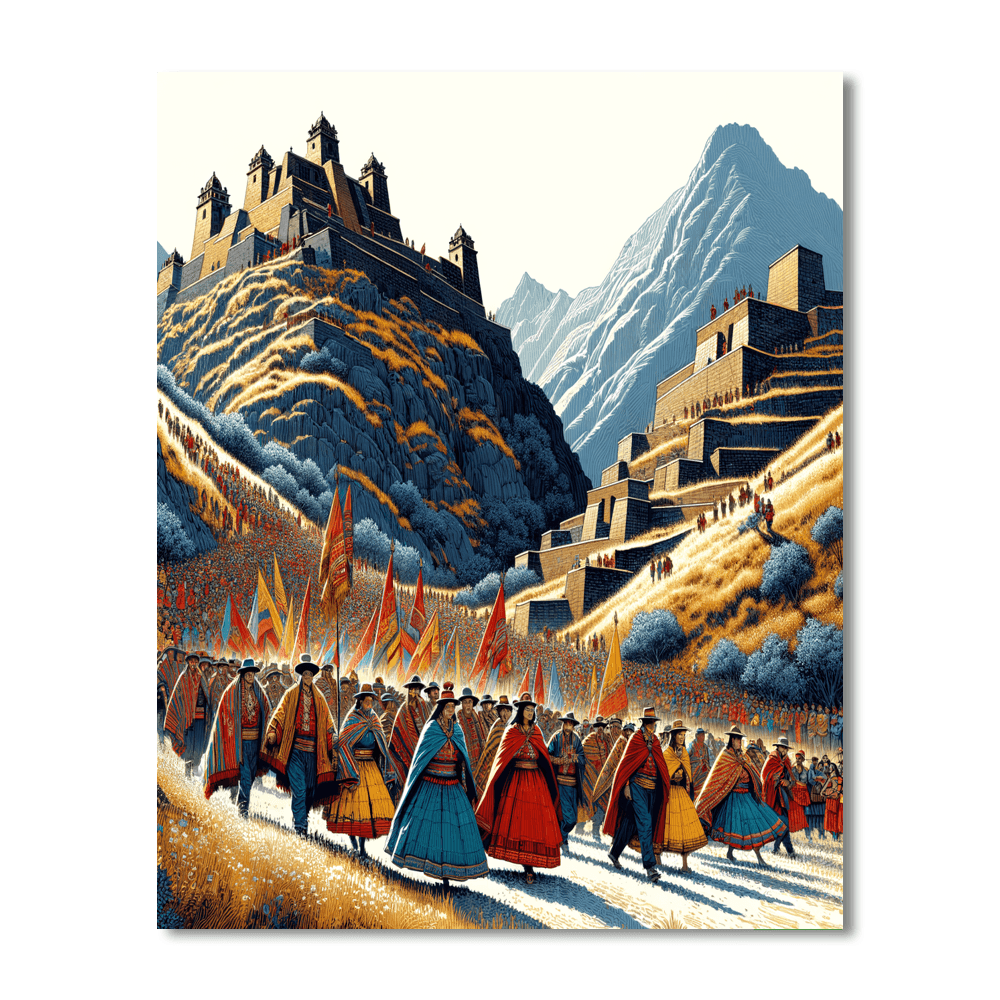 Inti Raymi - Cusco Painting By Numbers Kit