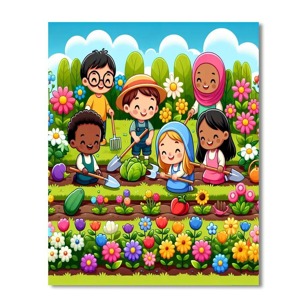 My First Garden Numbered Painting Kits