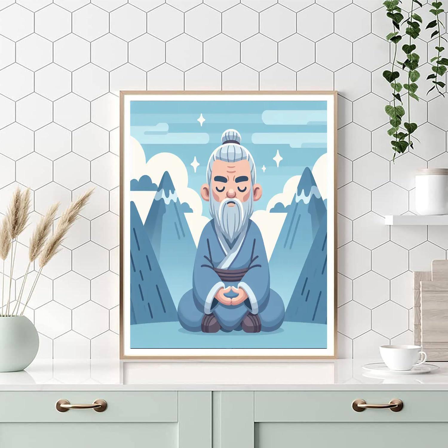 Mystic Mountain Meditation Paint By Numbers Kits