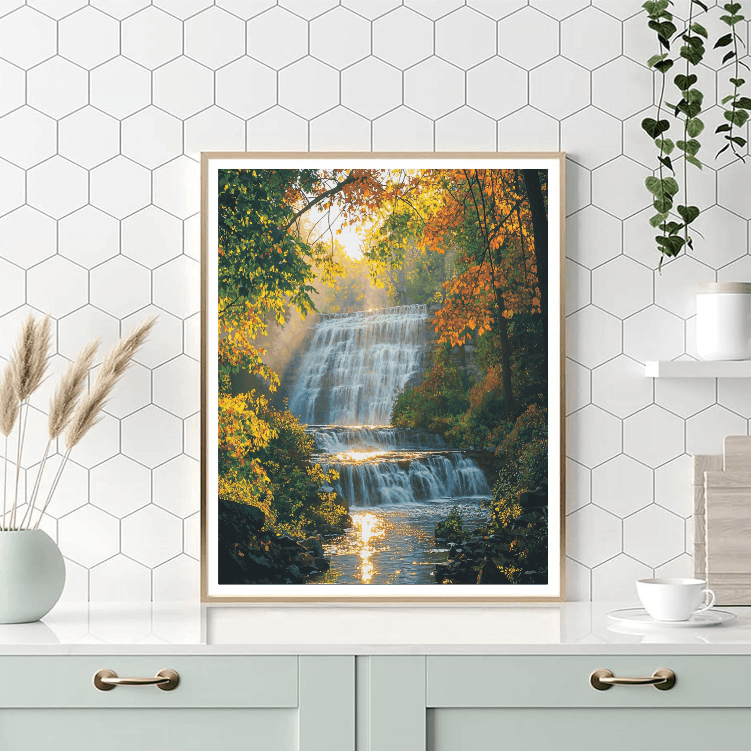 Cascades Of Cuyahoga Valley Paint By Numbers