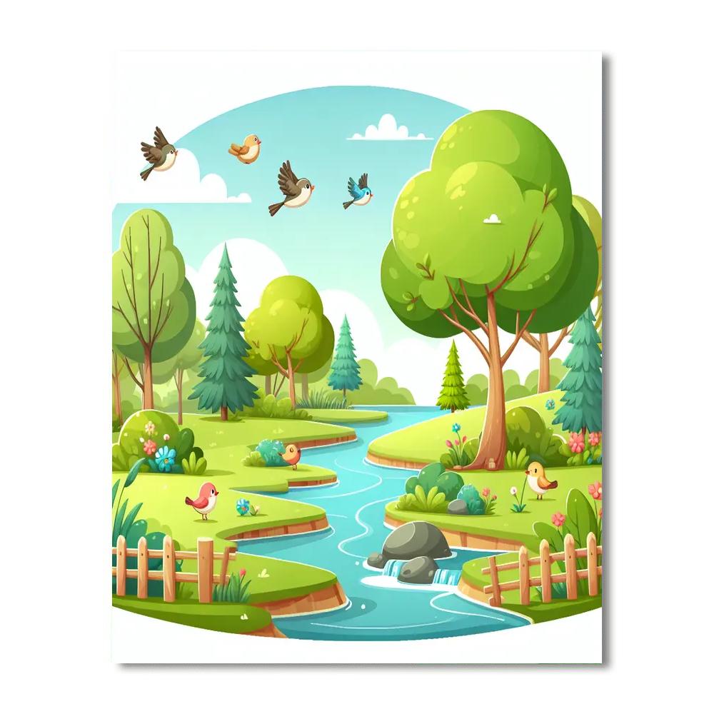 Harmony Hollow Paint By Numbers Art