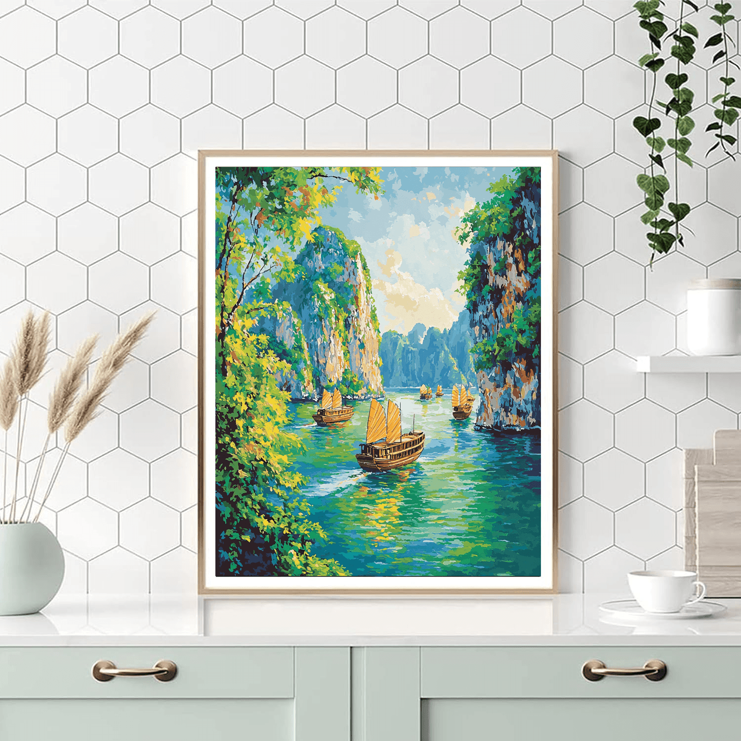 Hạ Long Bay - Vietnam DIY Paint By Numbers