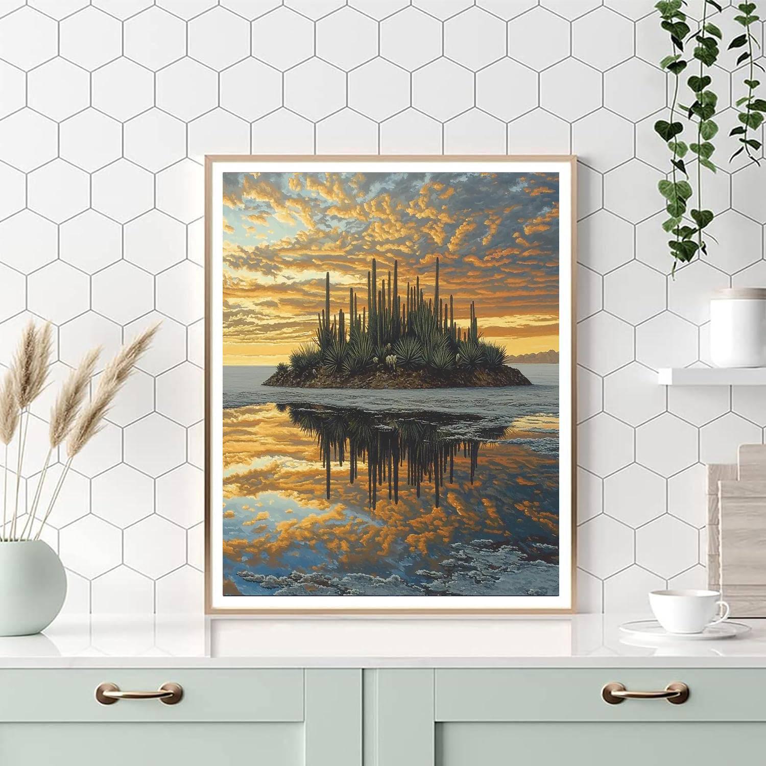 Uyuni Salt Flat - Bolivia Paint By Color