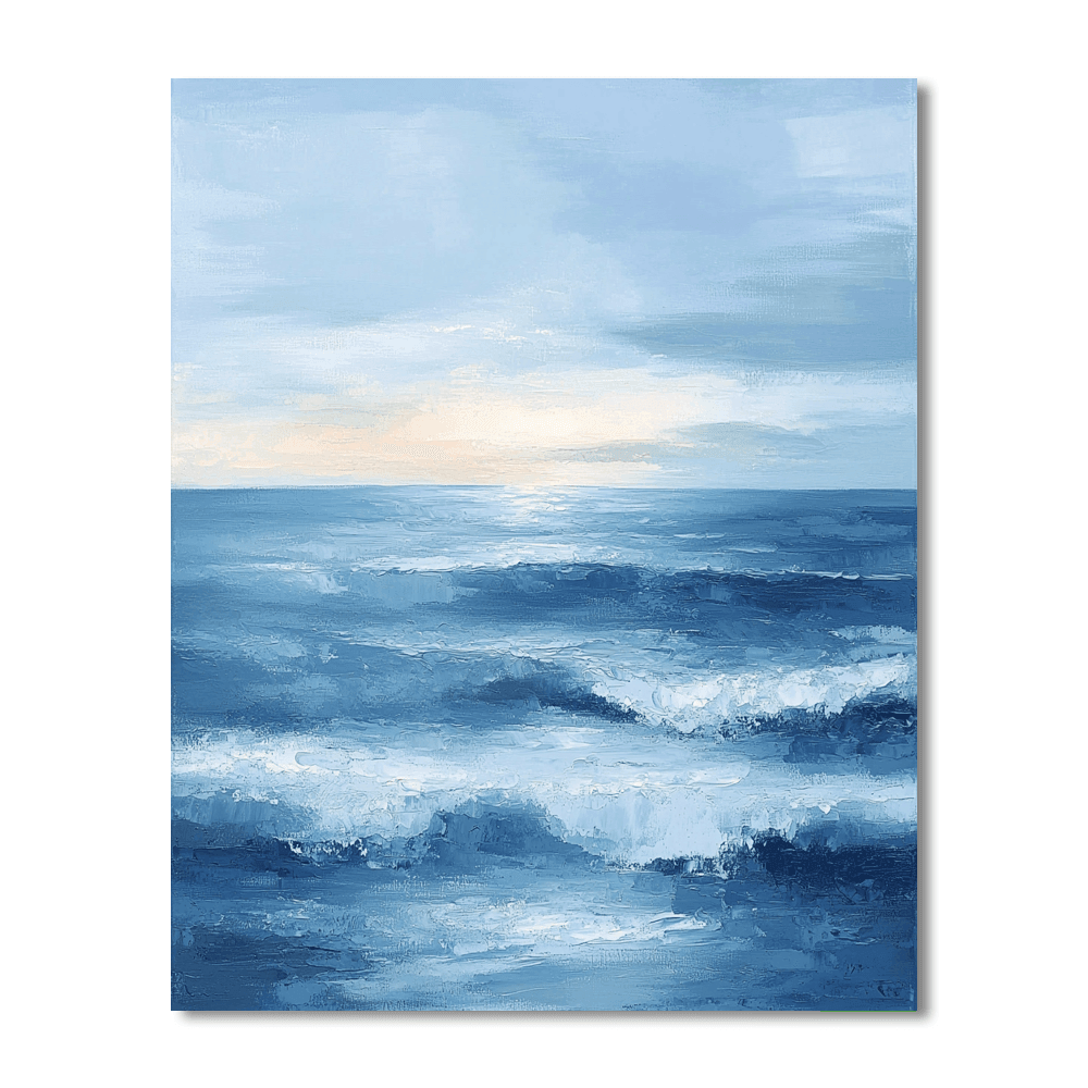 J.M.W. Turner Inspired Dreaming Of The Sea  Paint By Numbers Art