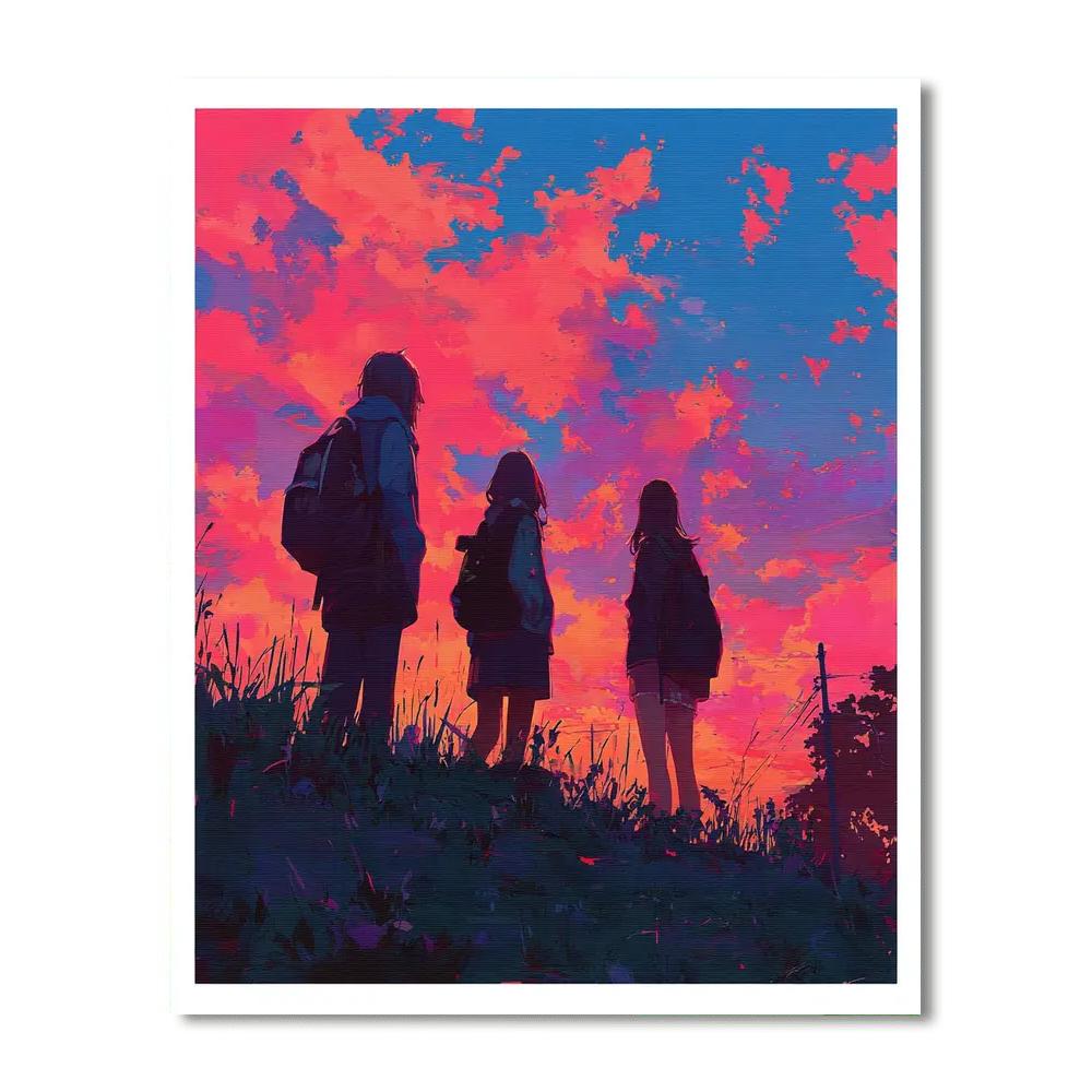 Together In Twilight Numbered Painting Kits