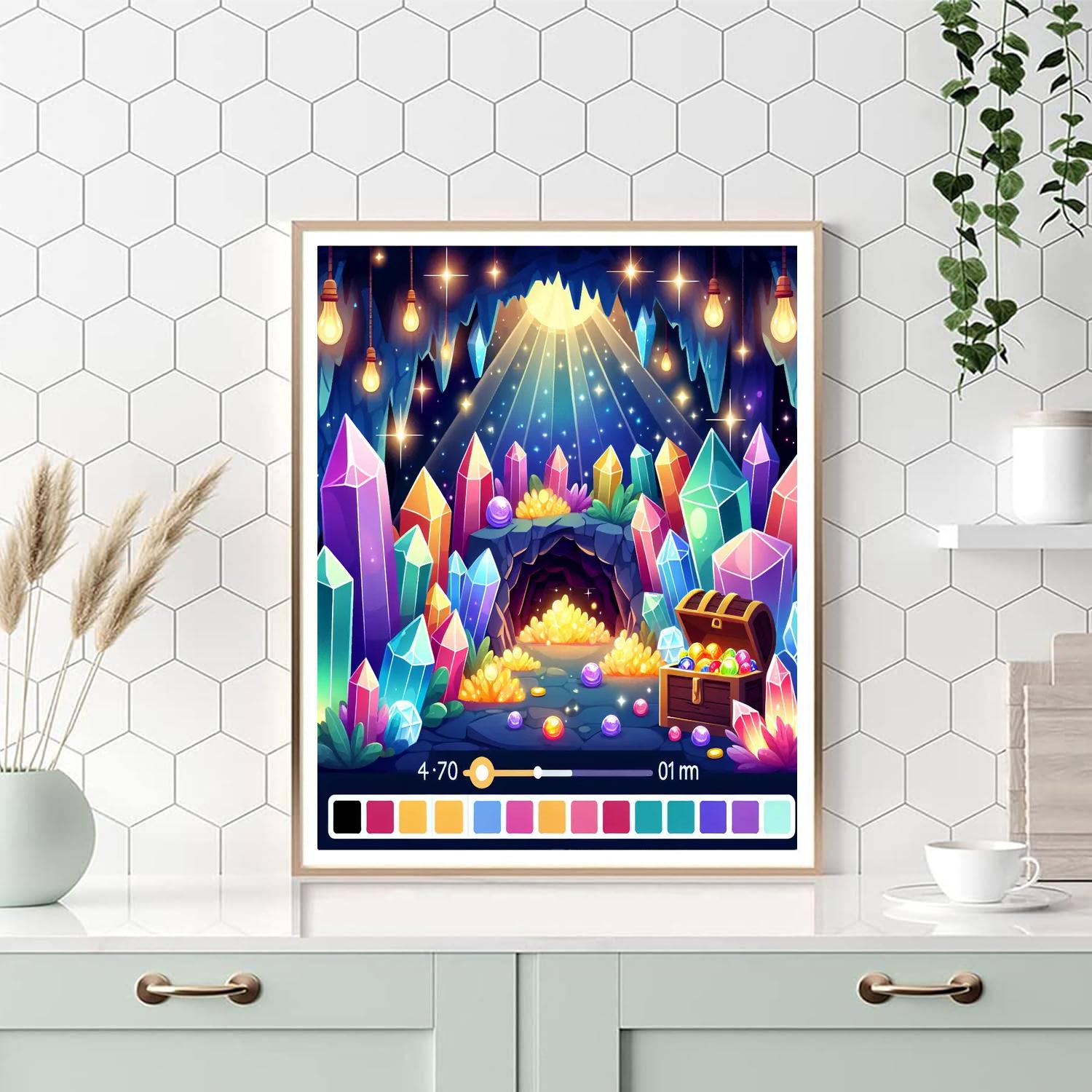 Mystical Cave Journey Numbered Painting Kits