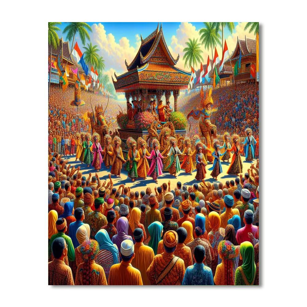 Karnaval Banjarmasin Numbered Painting Kits