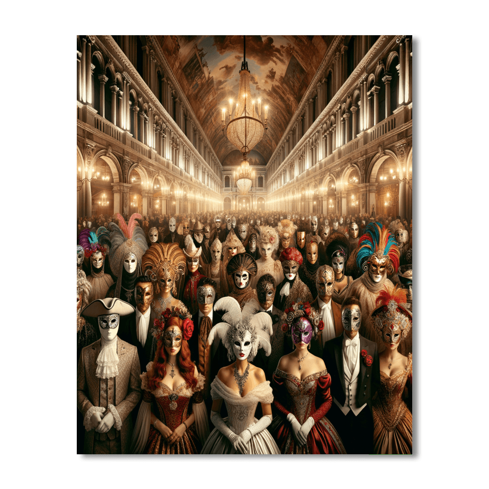 The Venice Carnival - Italy Paint By Color