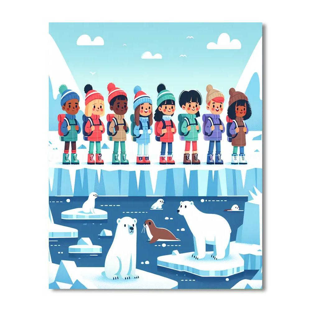 Arctic Exploration Adventure Paint By Color