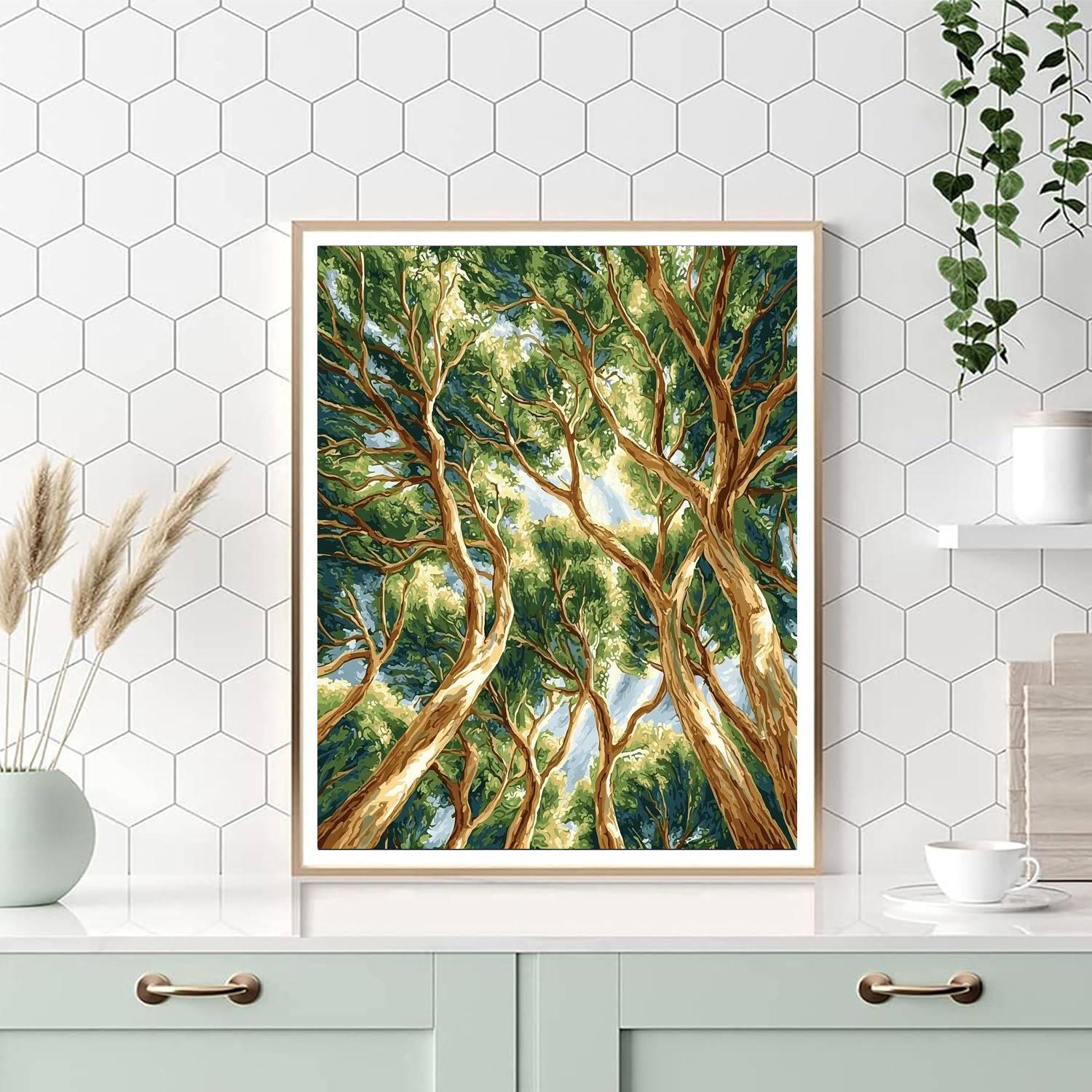 Michelangelo Inspired Forest's Grace  Numbered Painting Kits