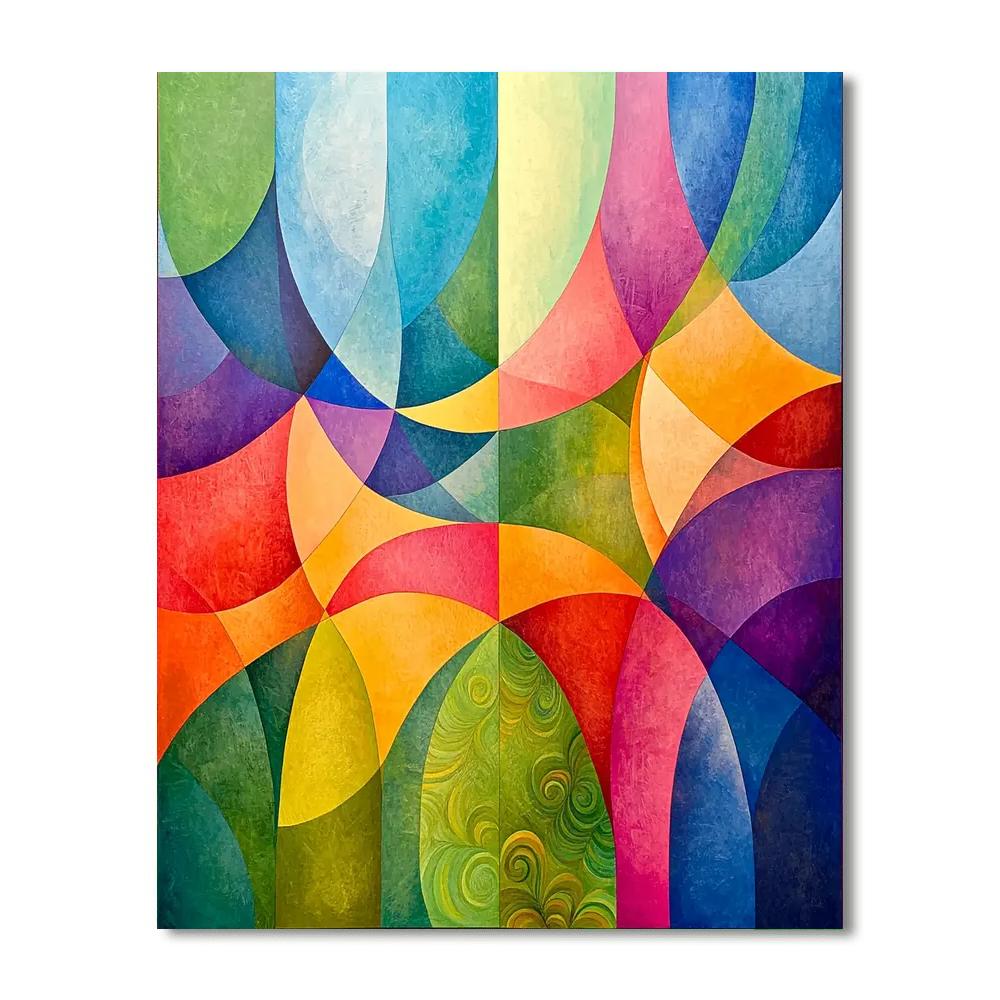 Paul Klee Inspired Rhythmic Patterns Of Nature  Paint By Numbers Kits