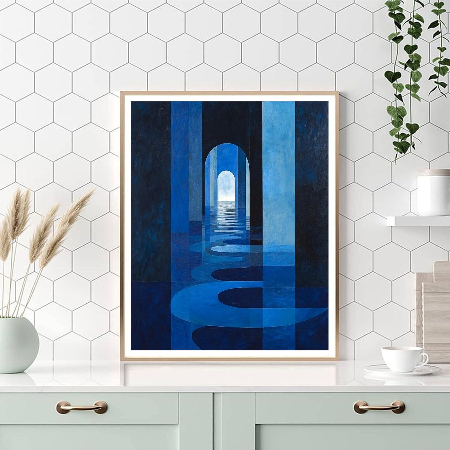 Mark Rothko Inspired Cosmic Serenade  Number Painting