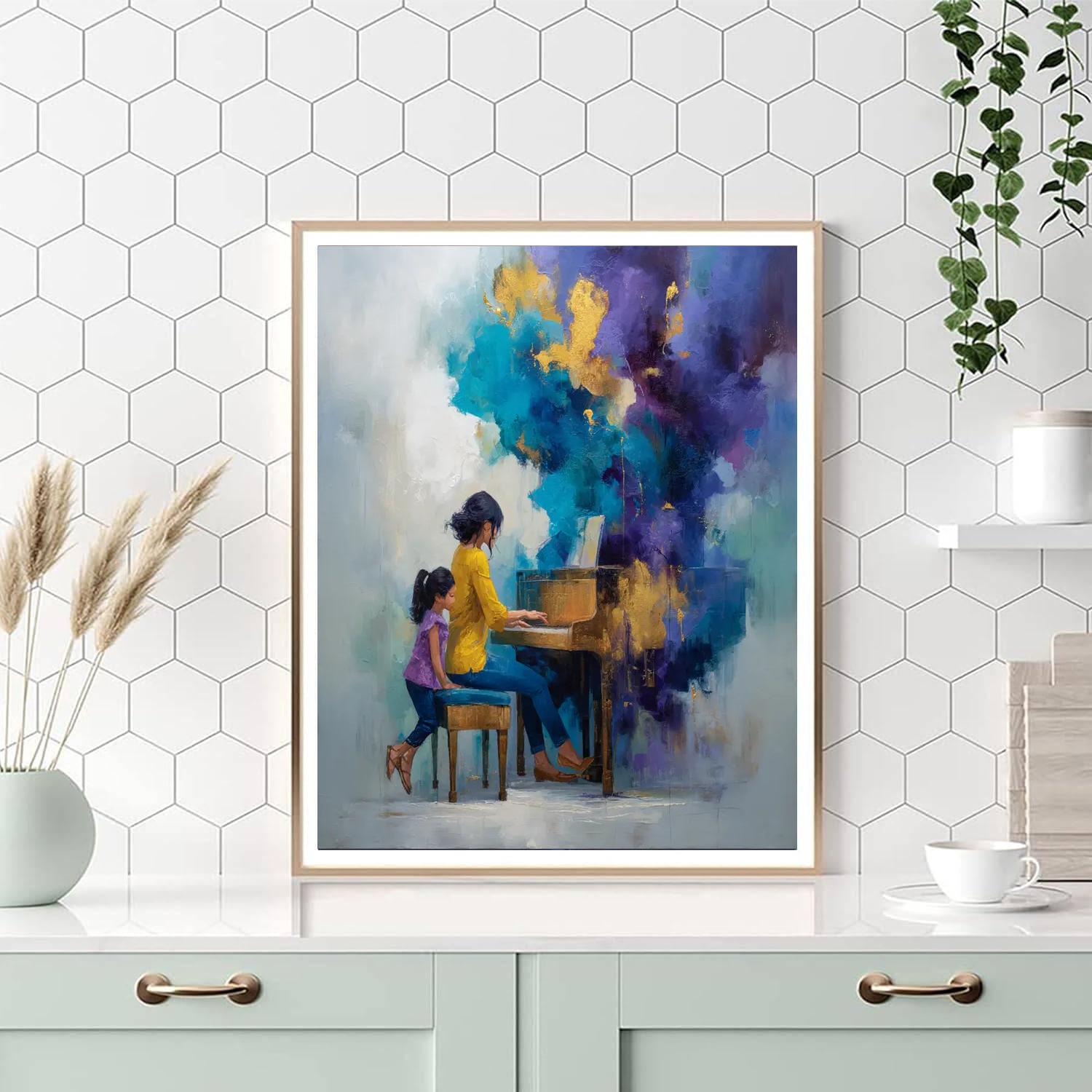 Symphony Of Maternal Love Painting Number Kit