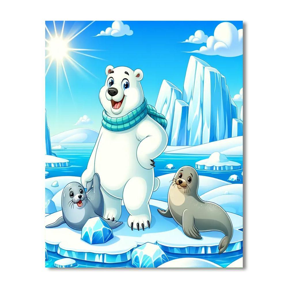 Explorers Of The Arctic Painting By Numbers Kit