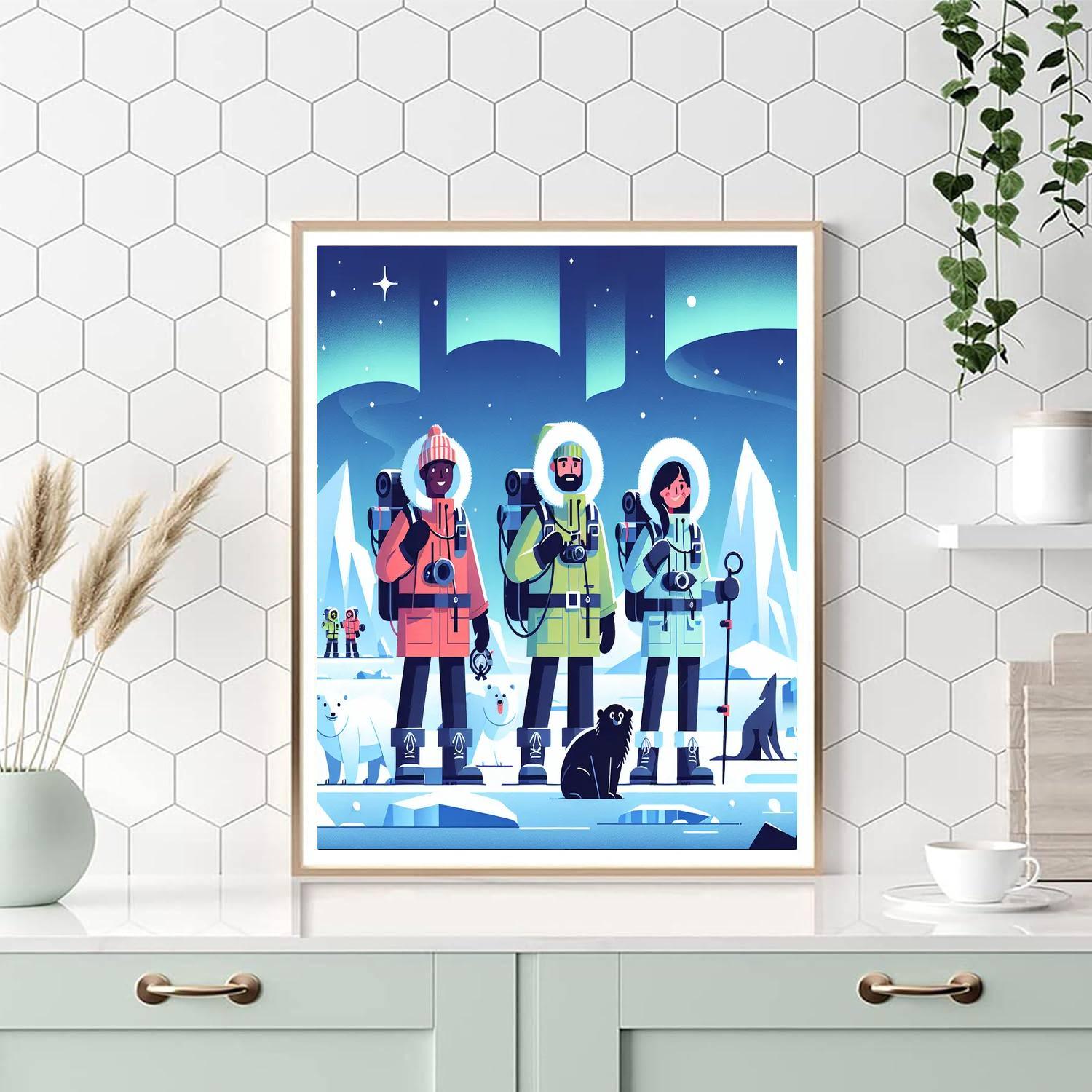 Arctic Rescue Operation Paint By Numbers