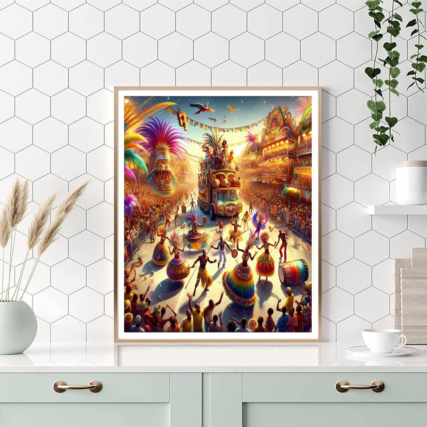 Carnival De Salvador - Brazil Paint By Numbers Kits