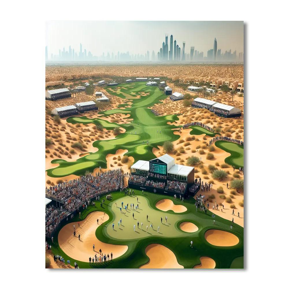 Dubai Desert Classic - Dubai Painting Number Kit