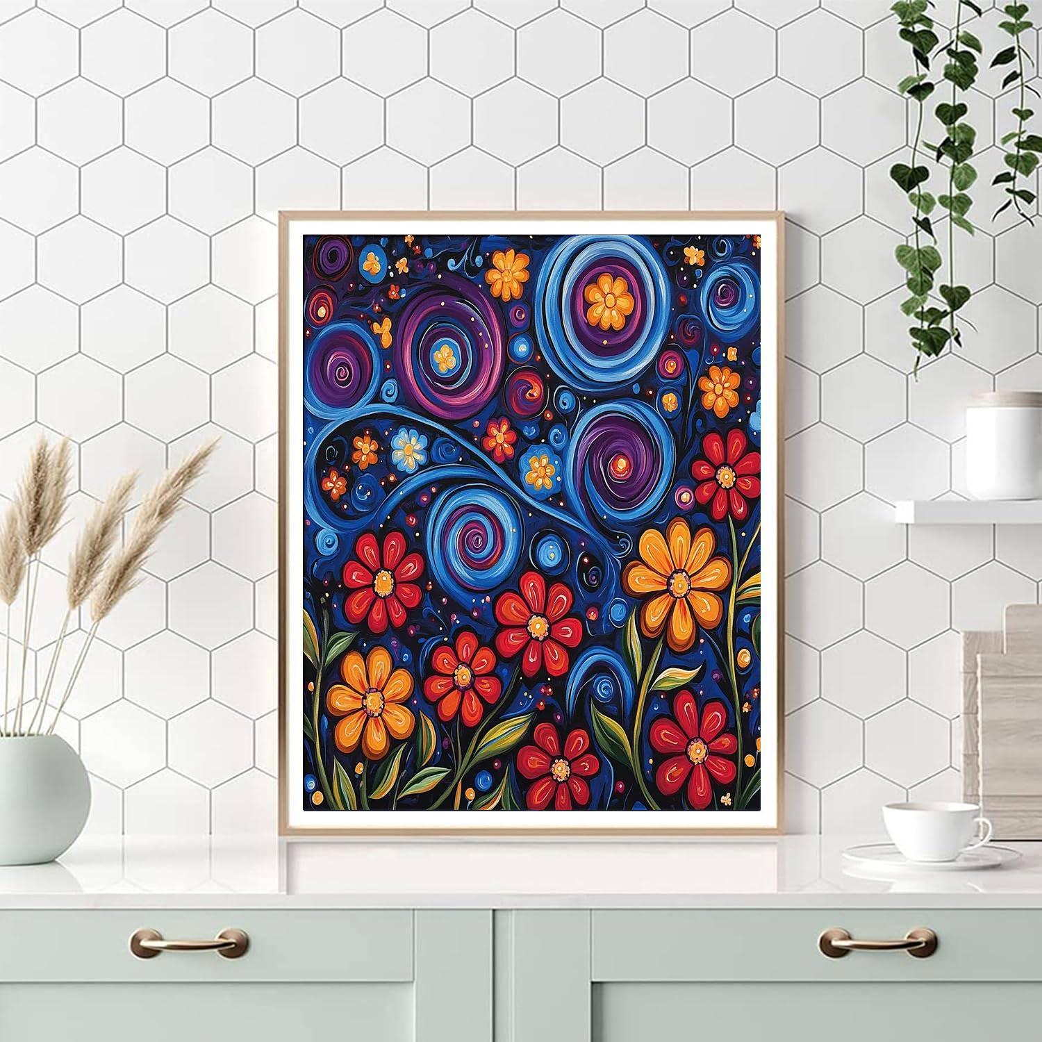 Frida Kahlo Inspired Cosmic Symphony Of Nature  Paint By Number