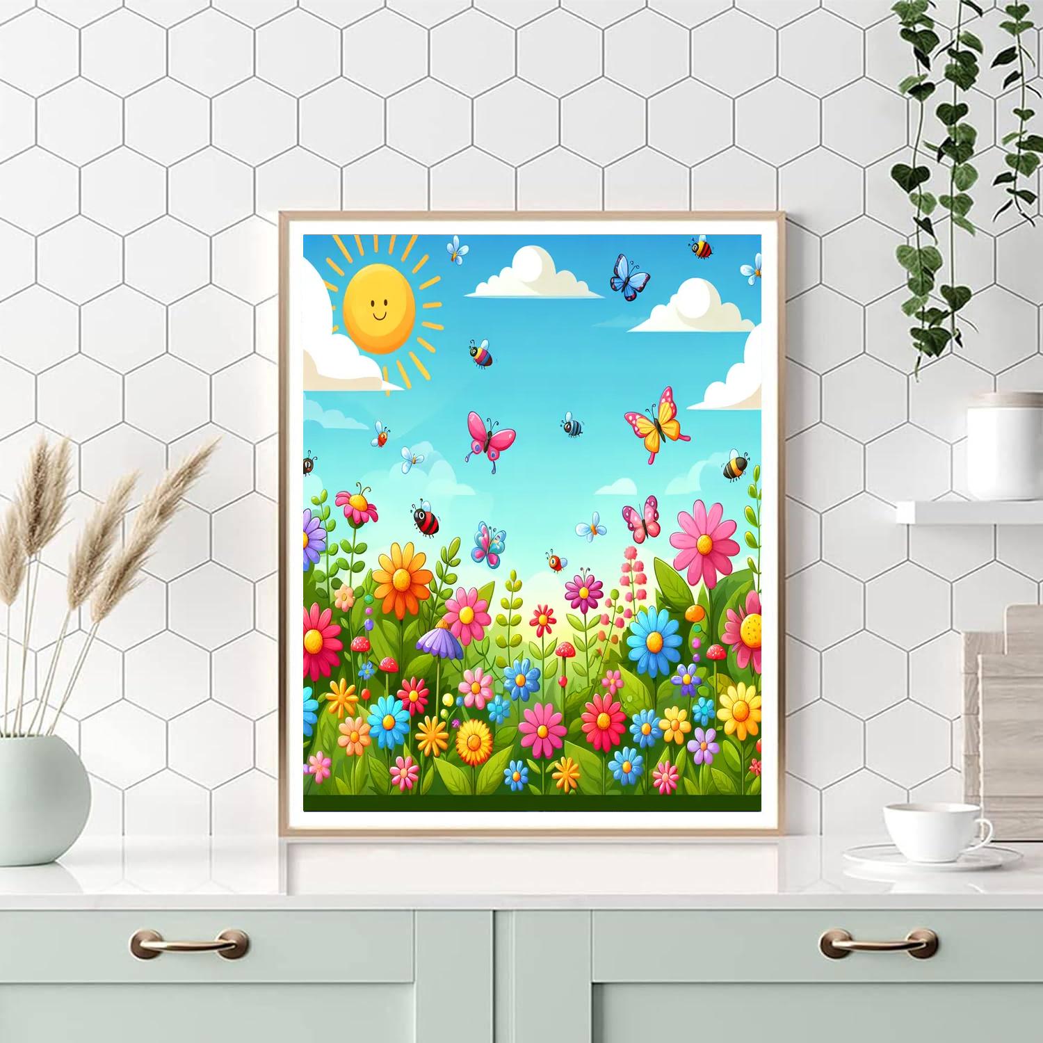 Cheery Garden Adventure Number Painting