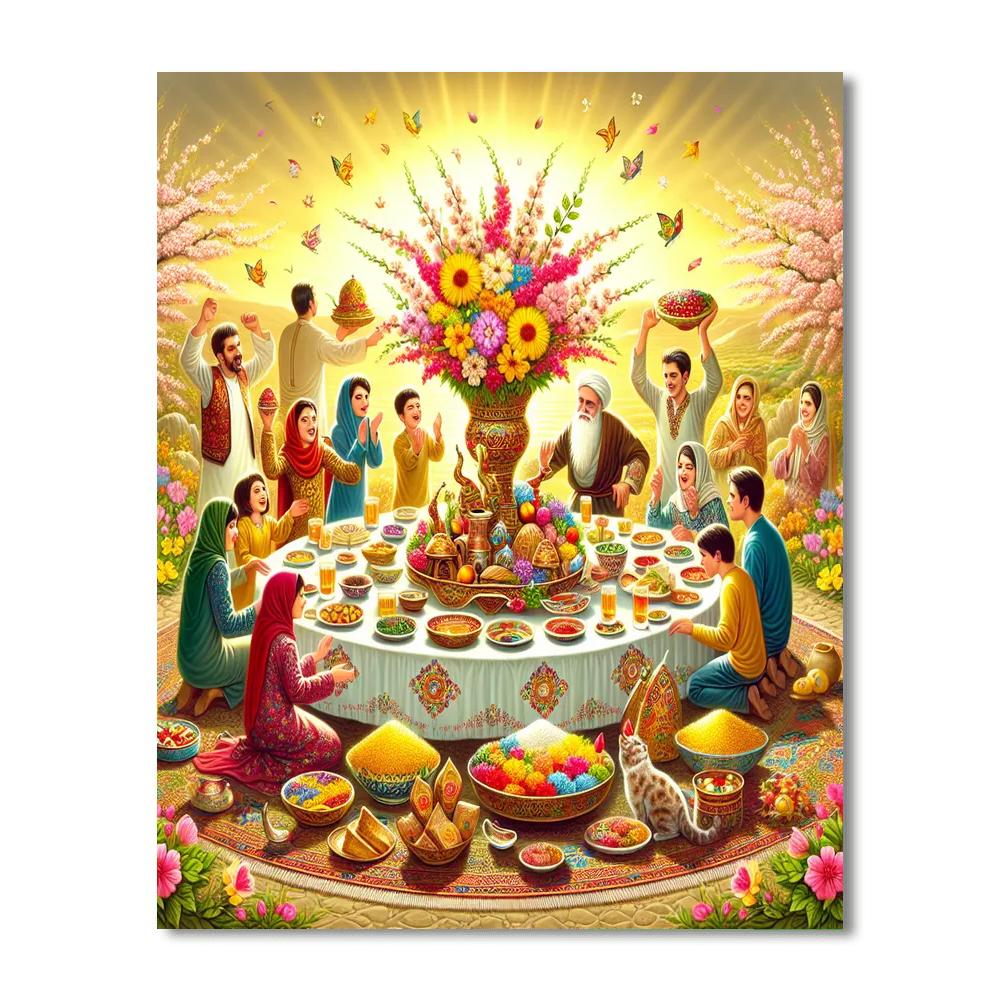 Nowruz Festival Paint By Numbers Kits