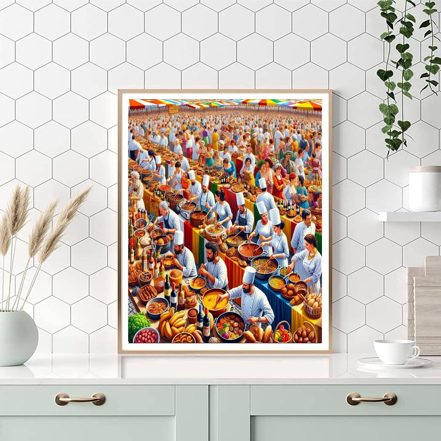 Gastronomy Festival - Spain Paint By Number