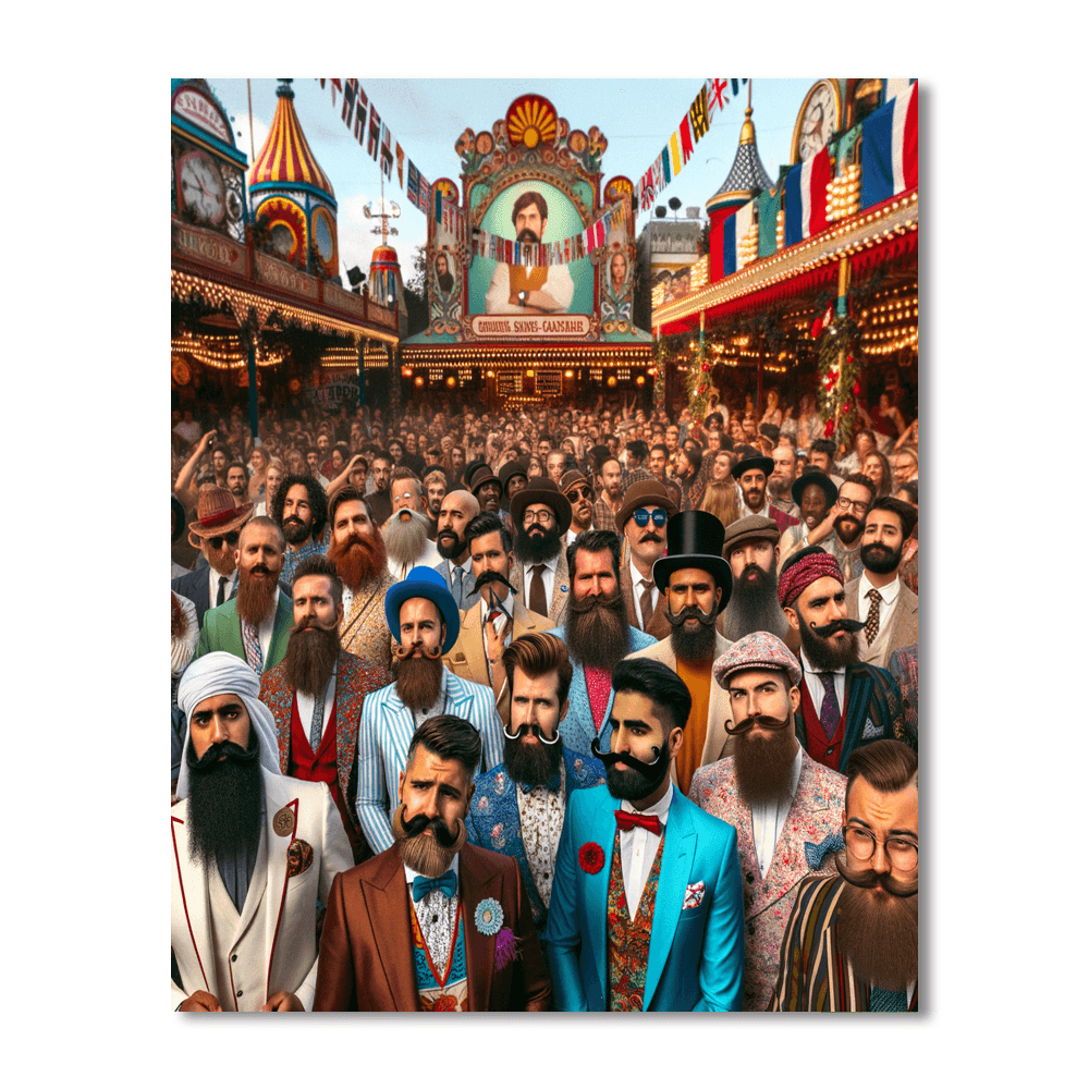 World Beard And Moustache Championships - Germany Number Painting