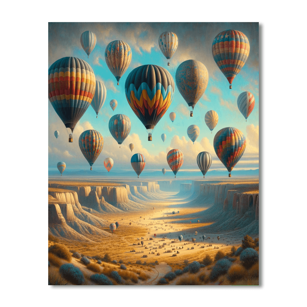 Albuquerque International Balloon Fiesta - Usa Paint By Number