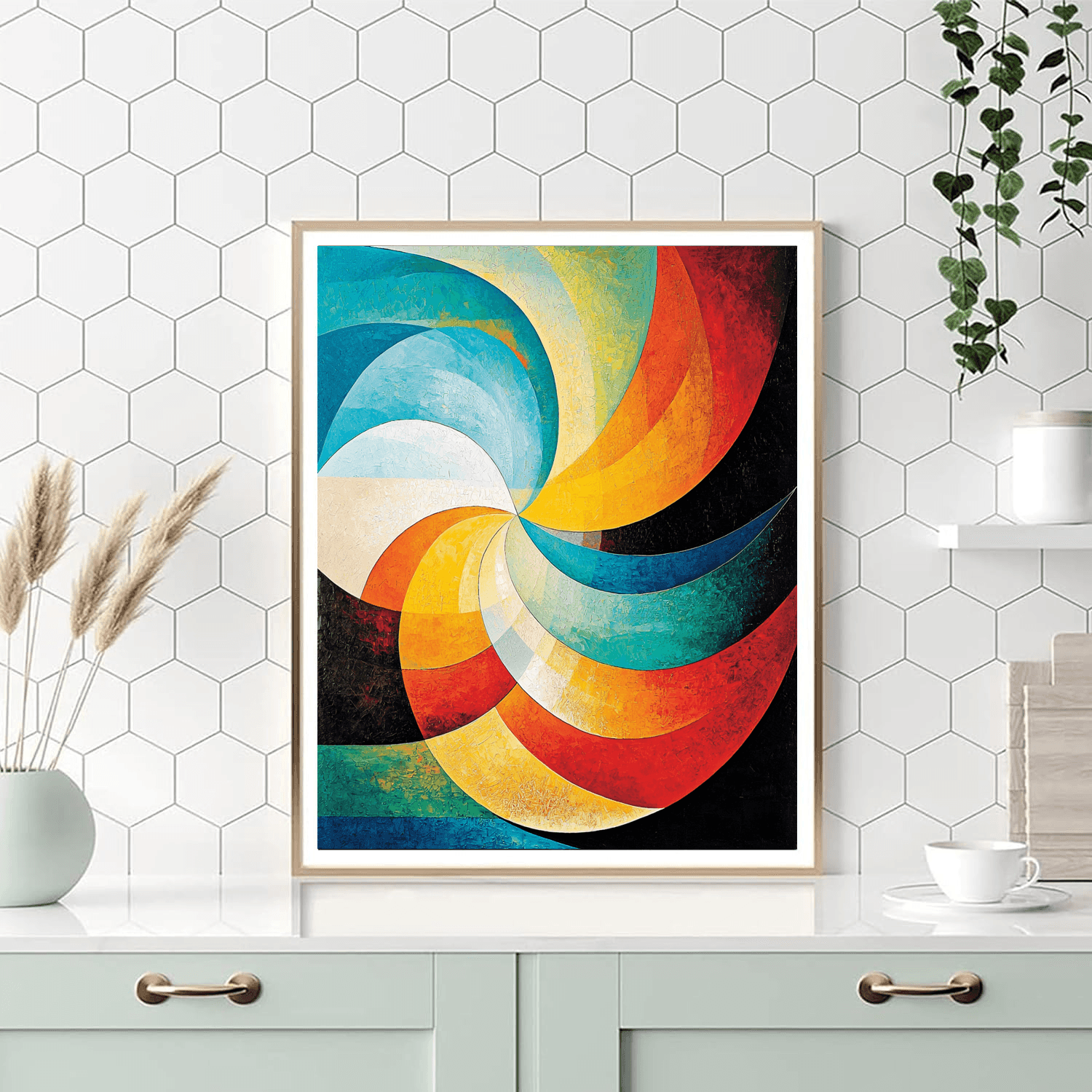 Wassily Kandinsky Inspired Classic Elements  Paint By Numbers Kits