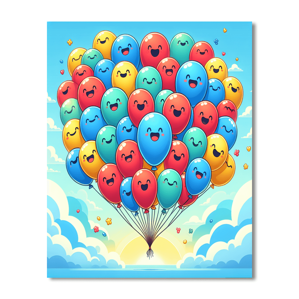 Bubbly Balloons Paint By Numbers Kits