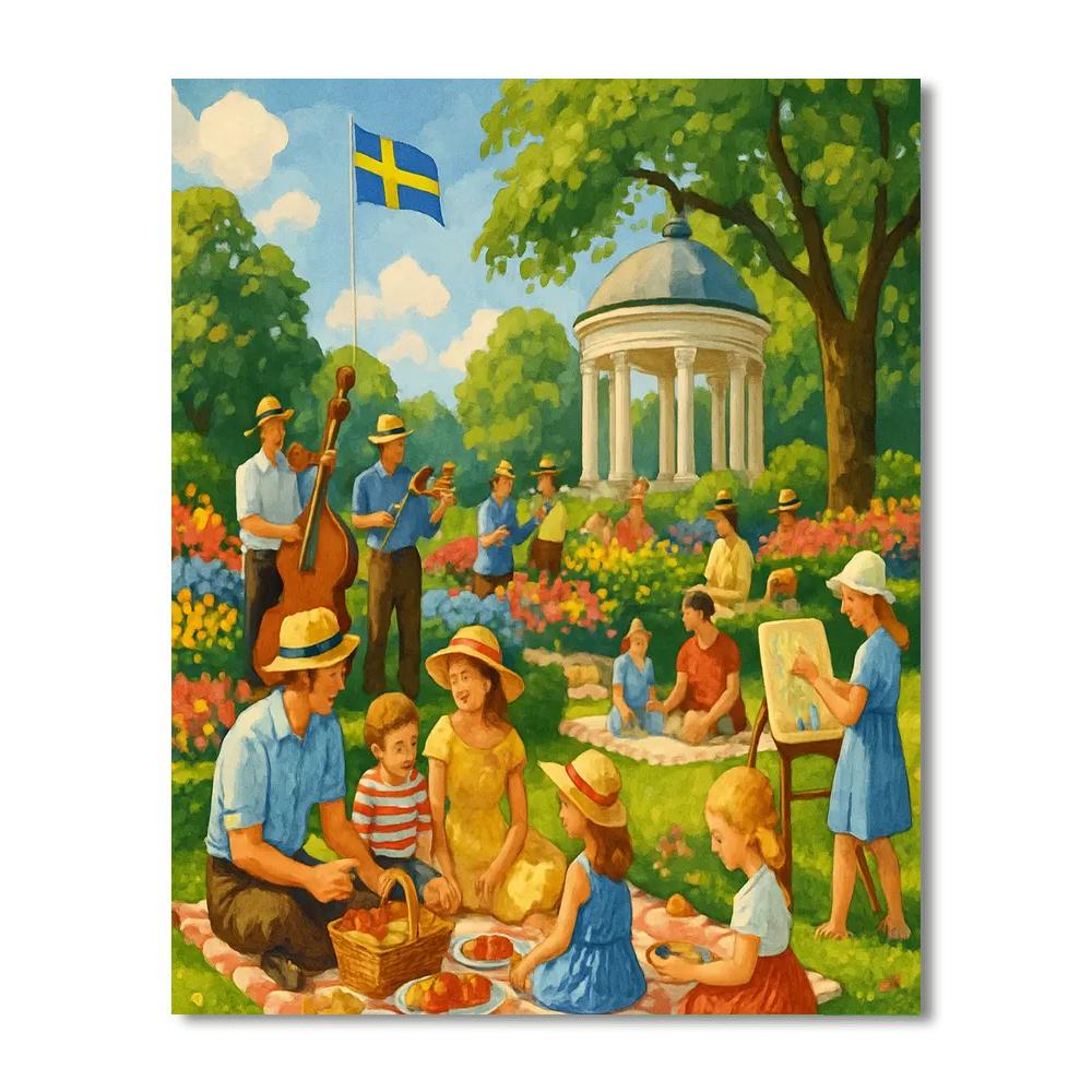 Waldemarsudde Summer Festival - Stockholm, Sweden Paint By Numbers Art