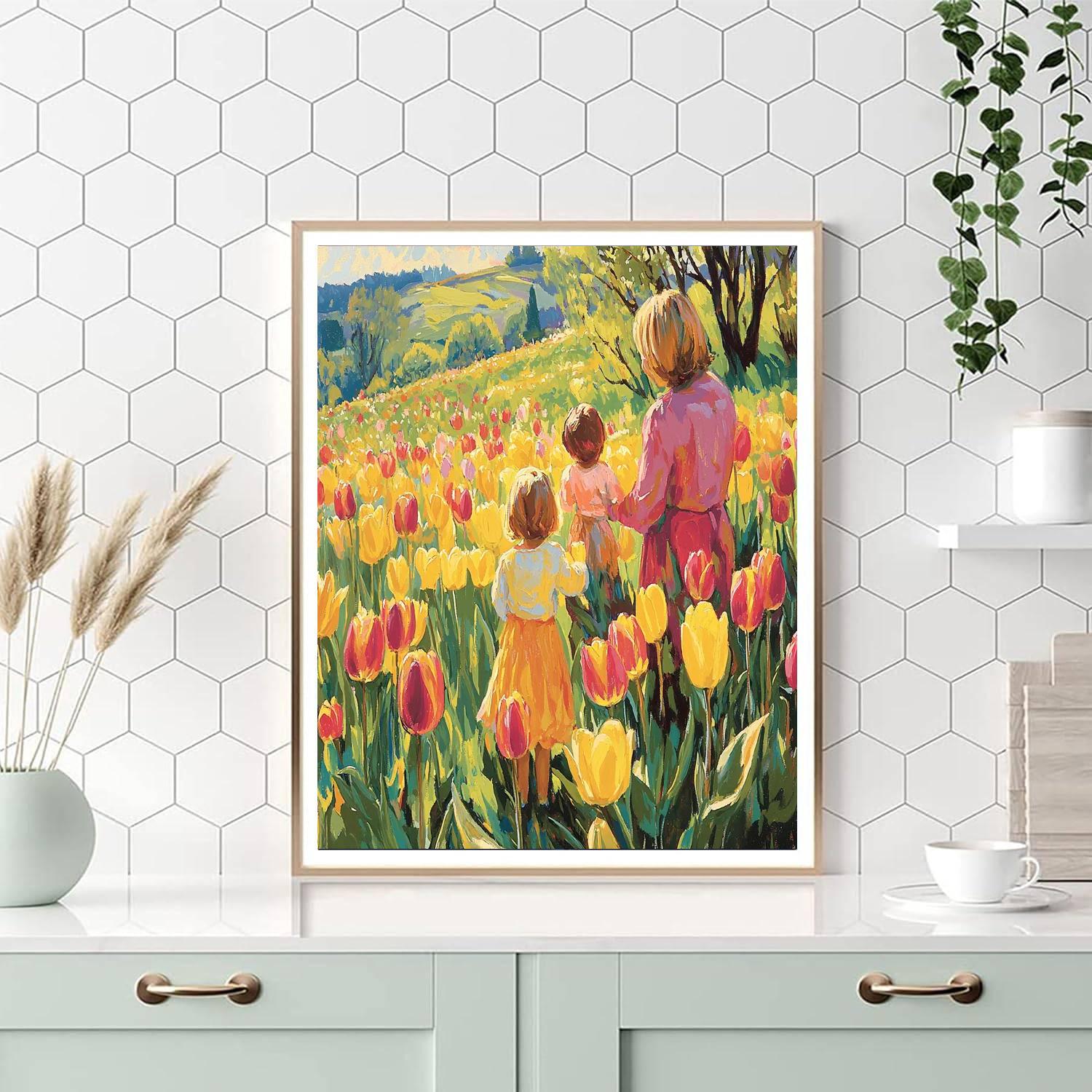 Whispers Of Springtime Love Numbered Painting Kits