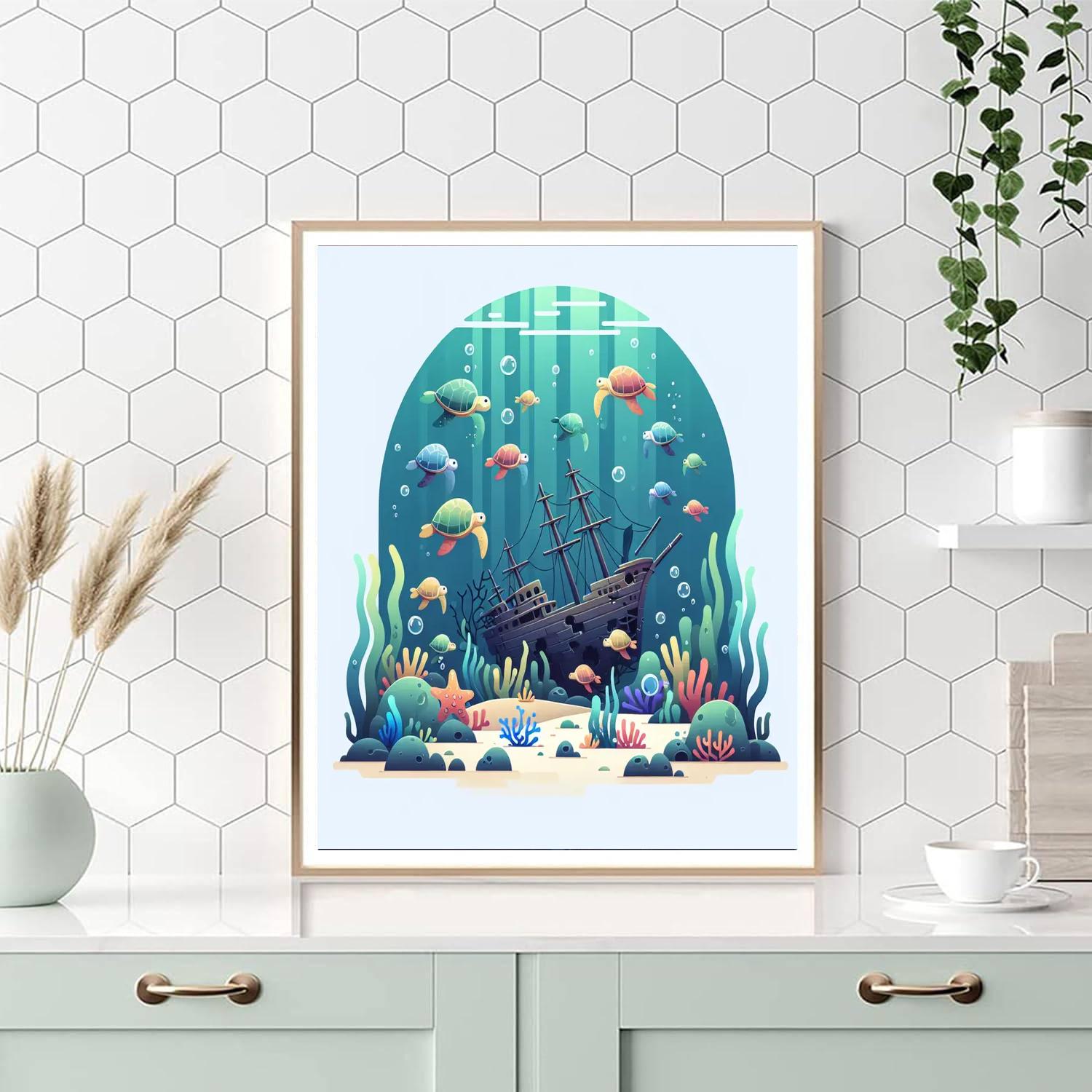 Ocean's Secrets Discovery Paint By Color