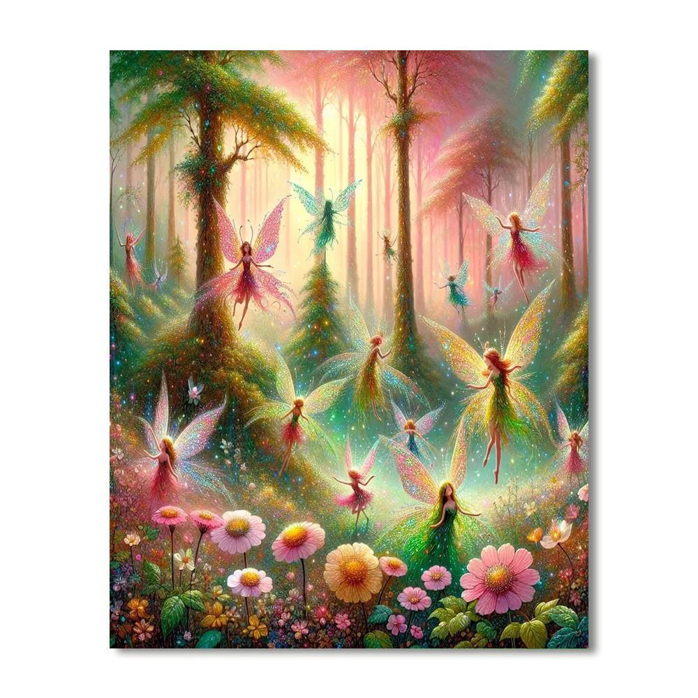 Dance Of The Fairies Paint By Numbers