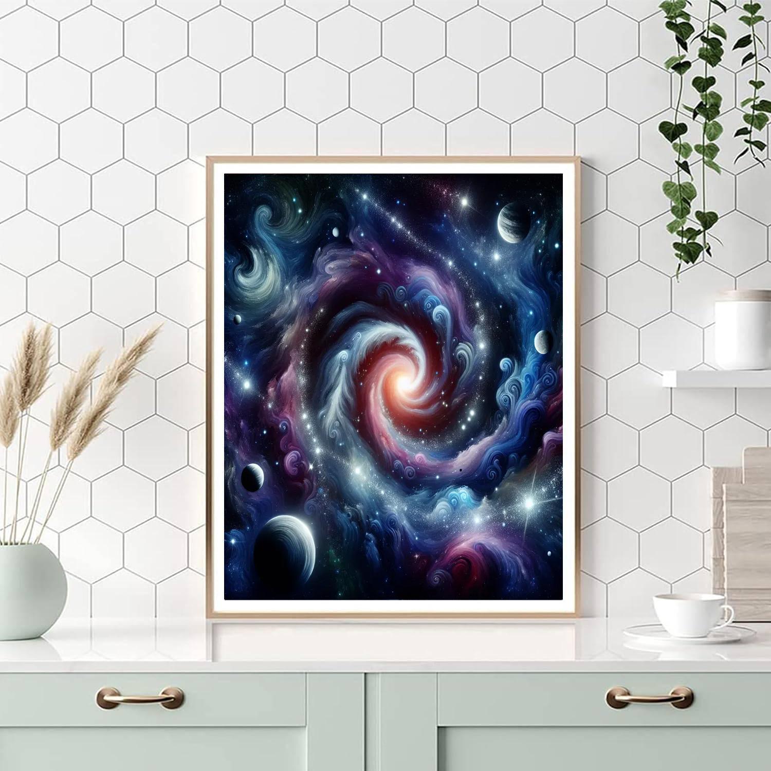 Galactic Wonders Expedition DIY Paint By Numbers