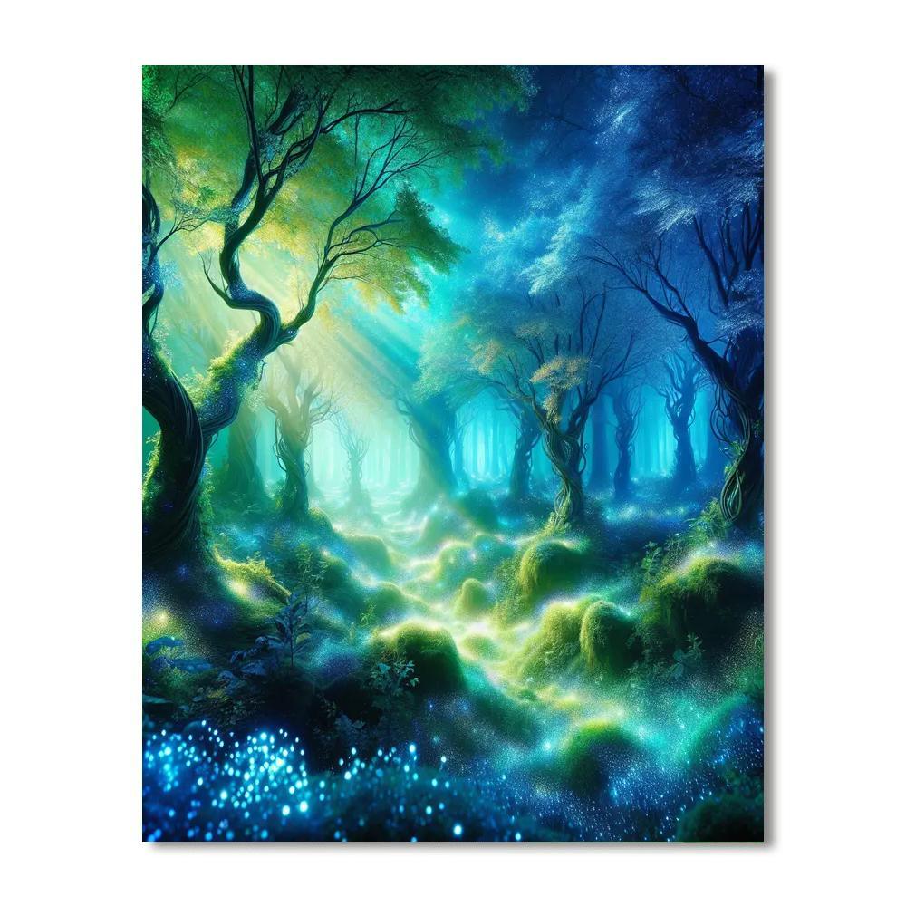 Enchanted Elven Glade Number Painting
