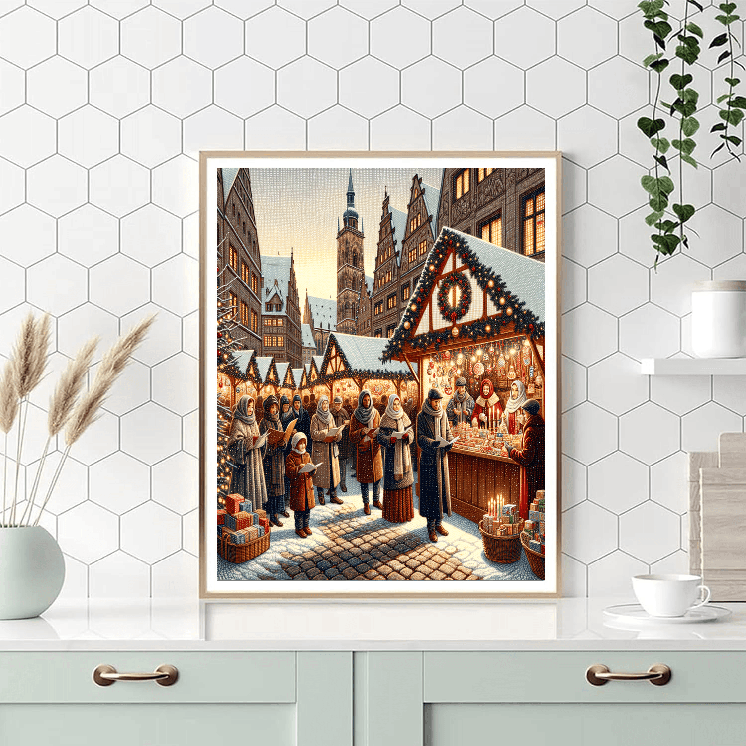Christmas Markets In Nuremberg - Germany DIY Paint By Numbers