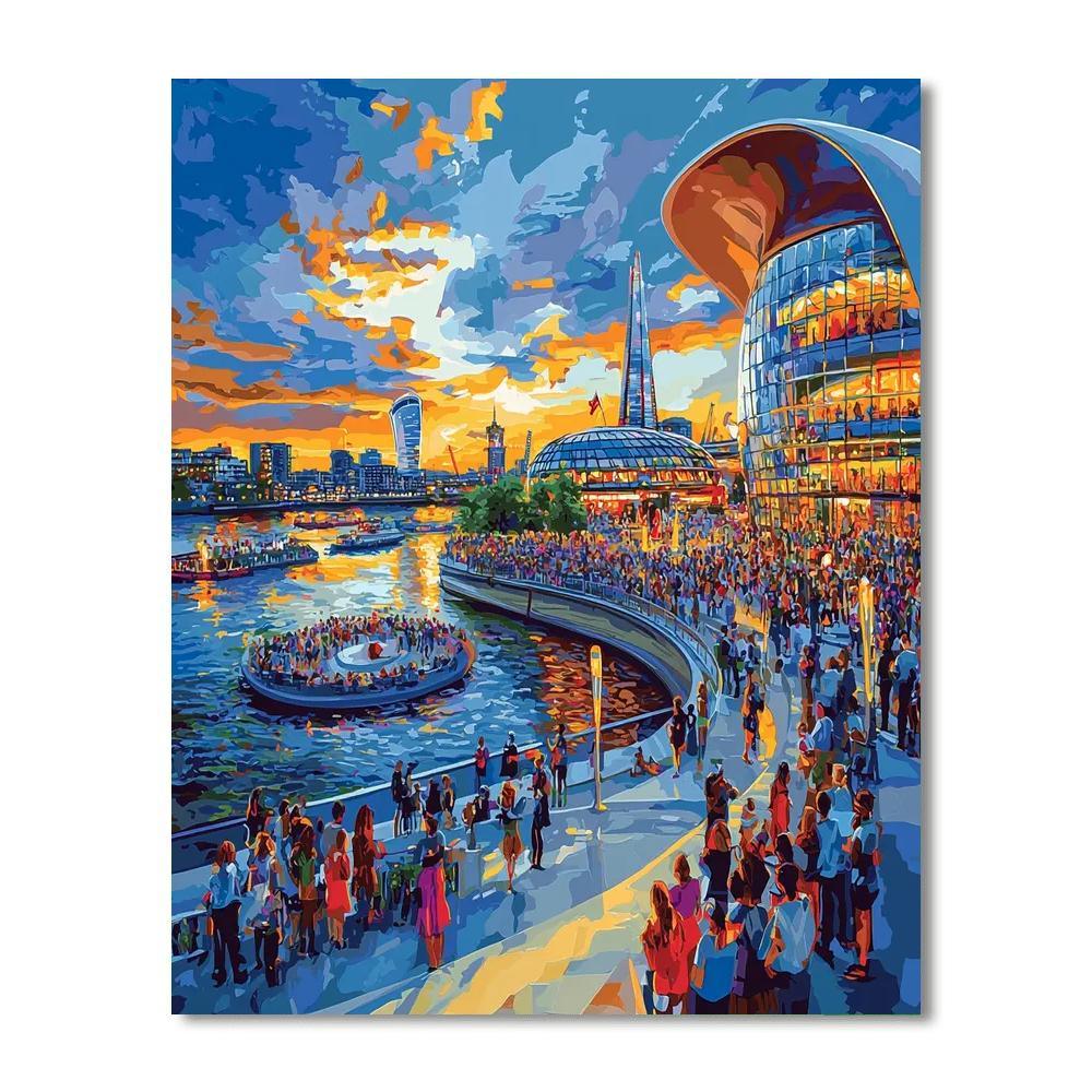 Southbank Centre - London Paint By Numbers