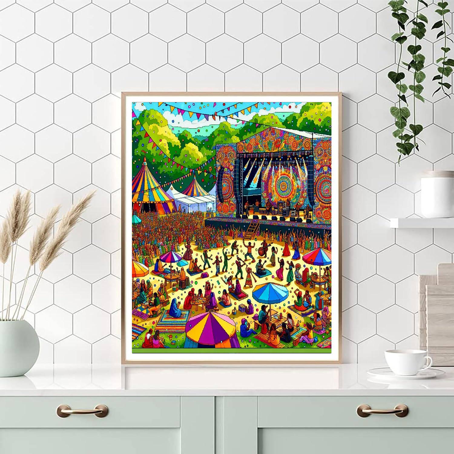 World Of Music, Arts And Dance (womad) - United Kingdom Numbered Painting Kits