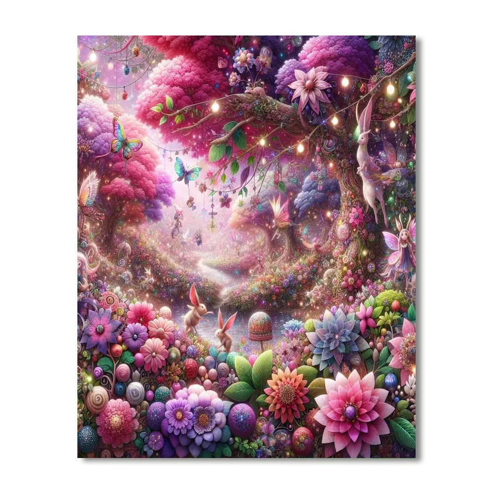 Fantastical Fairy Forest Painting By Numbers Kit