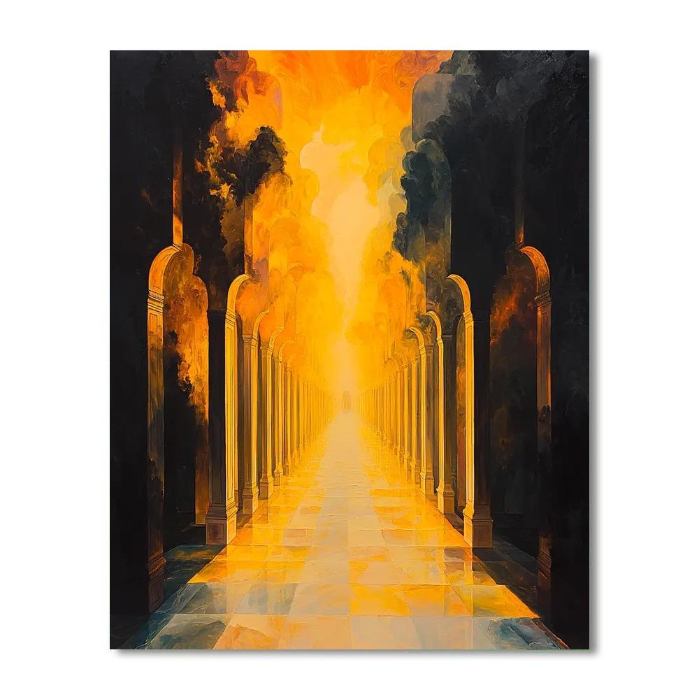 Caravaggio Inspired Inner Luminescence  DIY Paint By Numbers