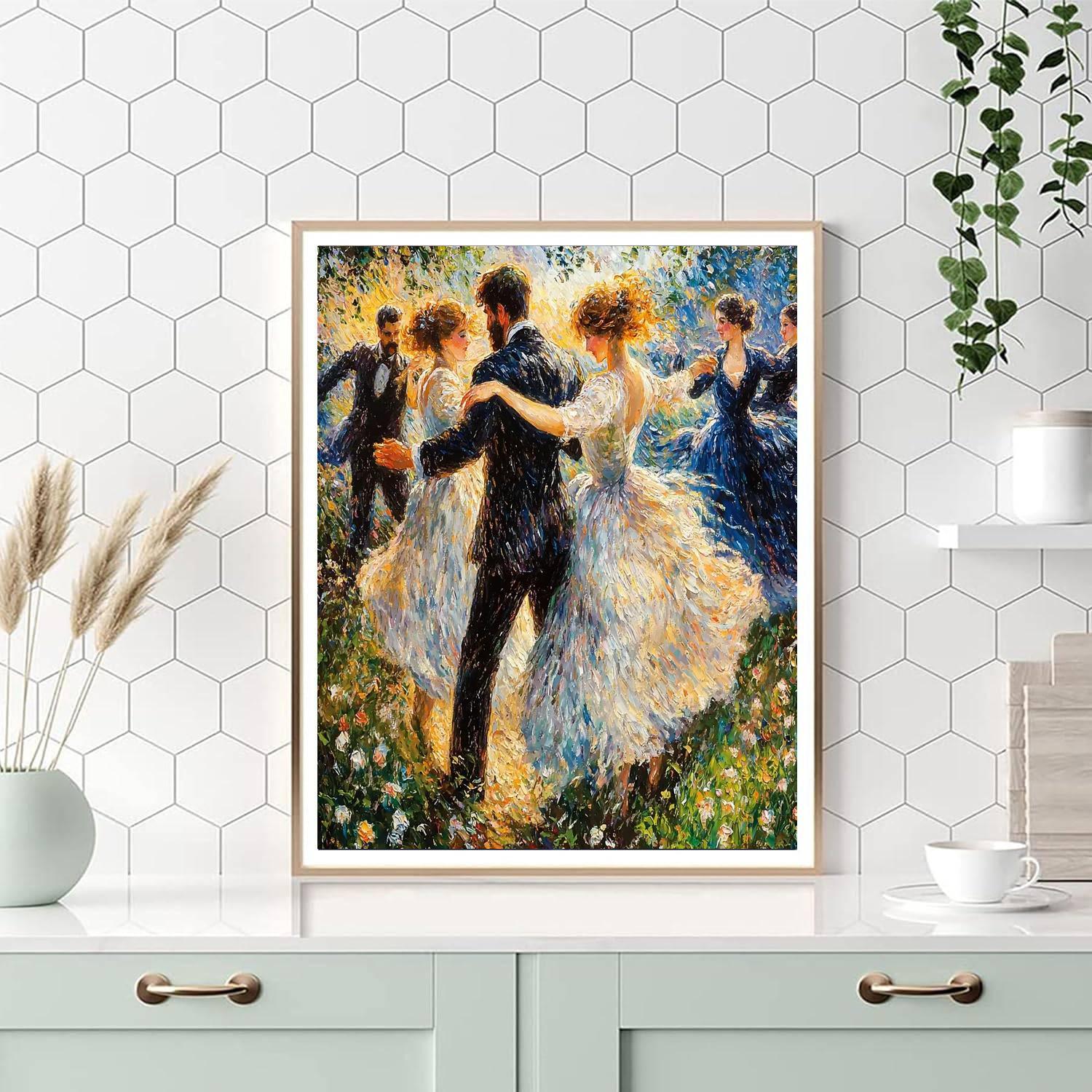 Pierre-Auguste Renoir Inspired The Beauty Of Motion  DIY Paint By Numbers