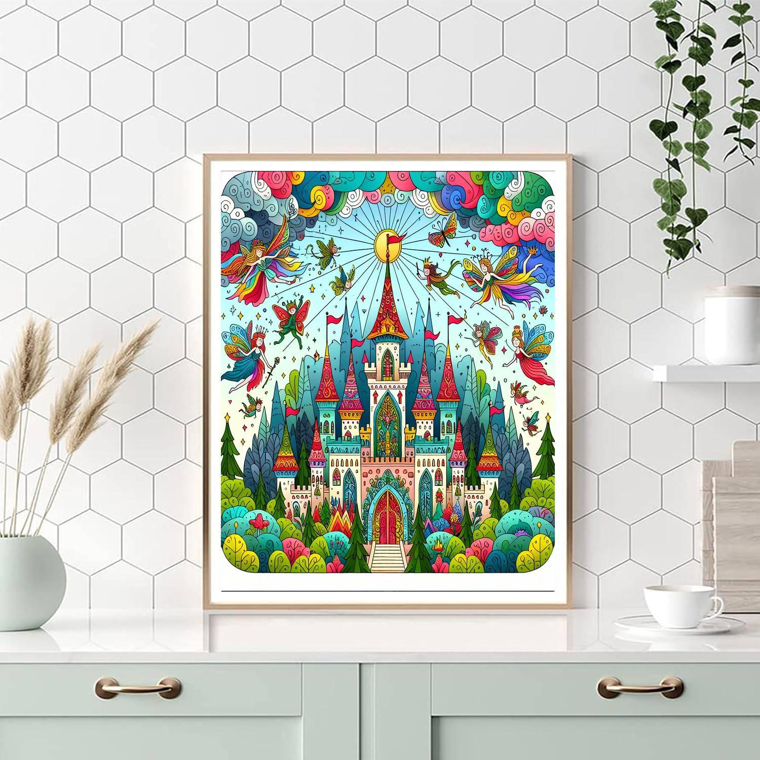 Exploring The Magical Kingdom Painting By Numbers Kit